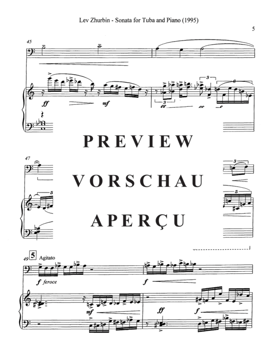Product gallery: Page 7 of 21 Sonata , , (tuba + piano)