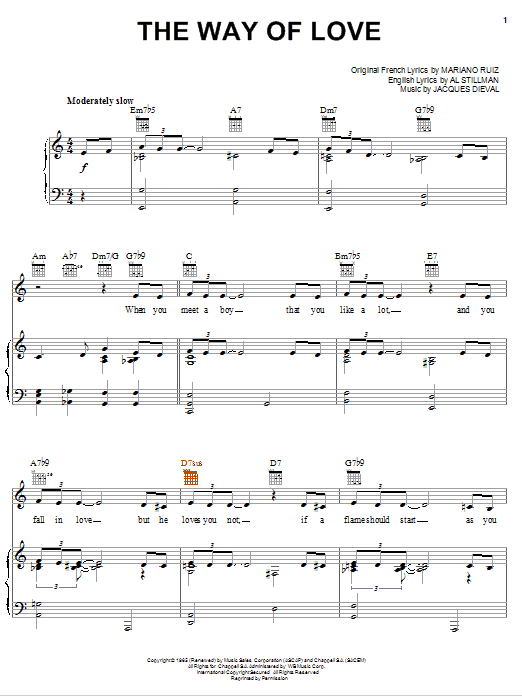 Produktgalerie: Seite 1 von 1 The Way Of Love, Cher, Gesang, Gitarre, Klavier
