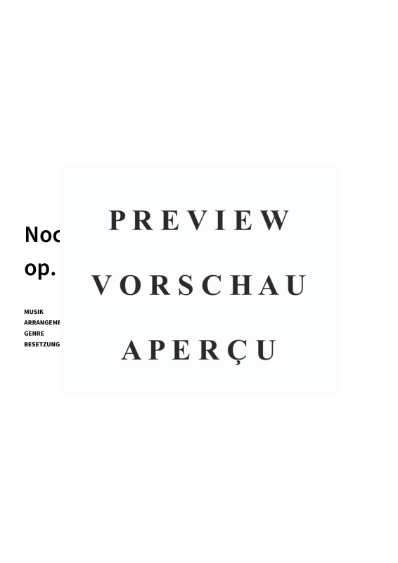 Product gallery: Page 3 of 11 Nocturne E-Moll, op. 72 Nr. 1, , String Orchestra