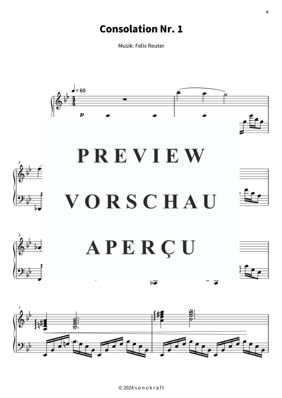 gallery: 3 Consolations - Harmonien des Trostes und der Hoffnung, , (Klavier Solo)