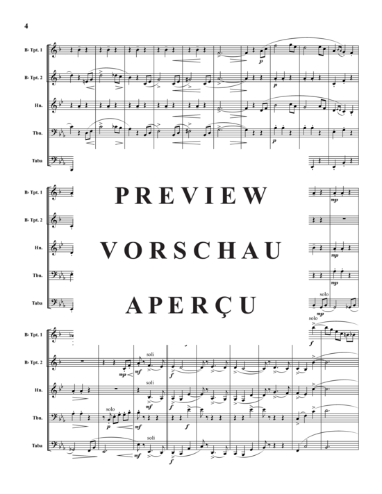 Produktgalerie: Seite 6 von 17 Valse Lente , , (Blechbläserquintett)