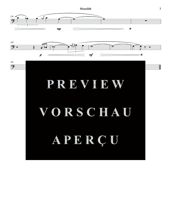 Product gallery: Page 7 of 8 Monolith, , (tuba and backing track)