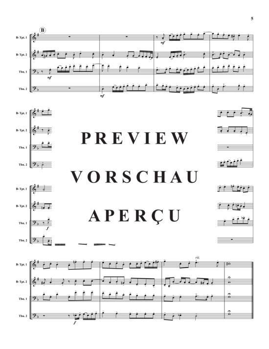 Produktgalerie: Seite 6 von 16 Zwei Canale Quartette , , (Blechbläser-Quartett)