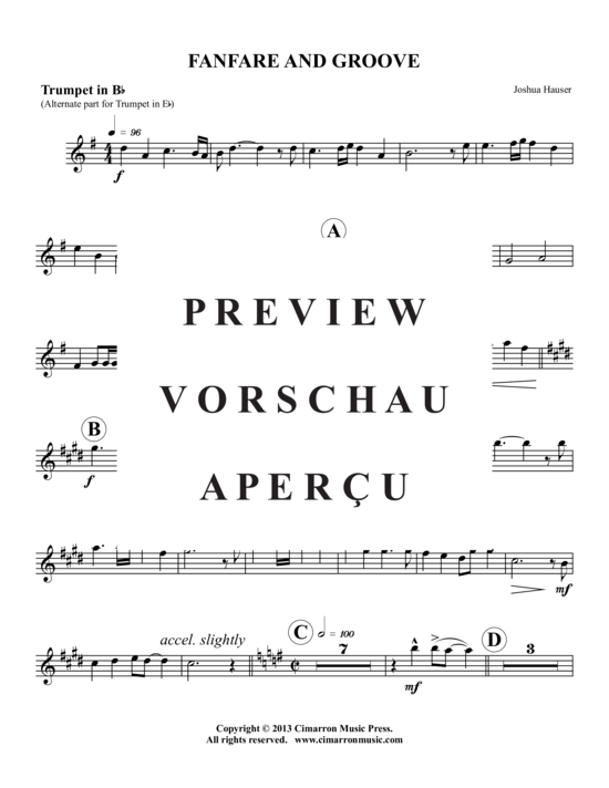 Produktgalerie: Seite 8 von 17 Fanfare and Groove , , (Blechbläser-Quintett)
