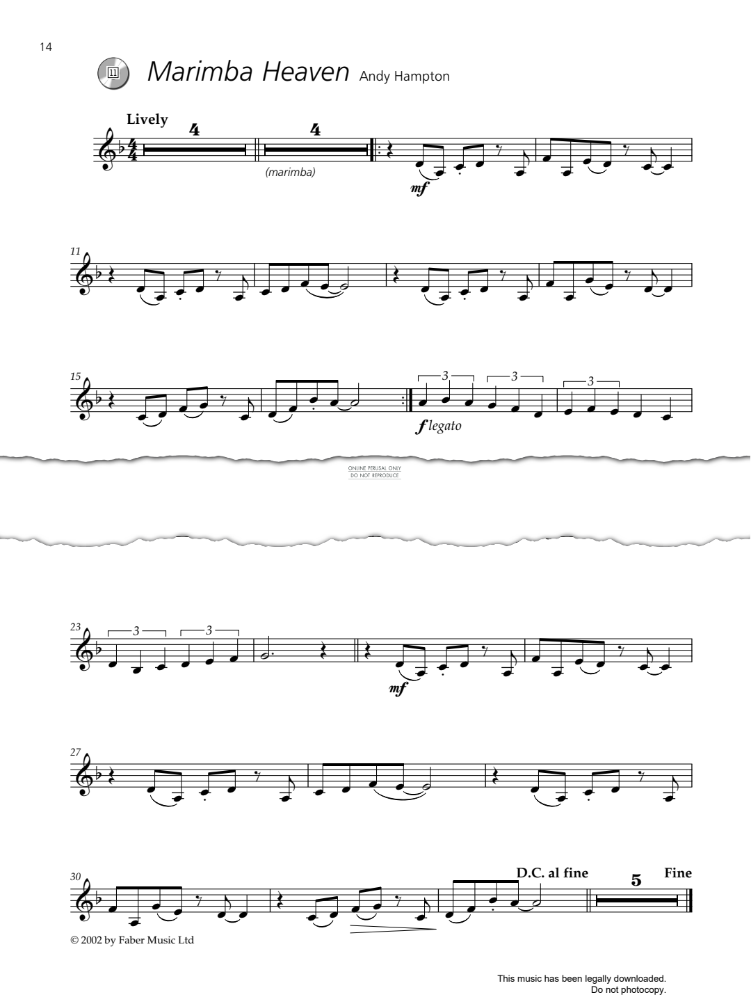 Produktgalerie: Seite 1 von 1 Marimba Heaven, Andy Hampton, Klarinette