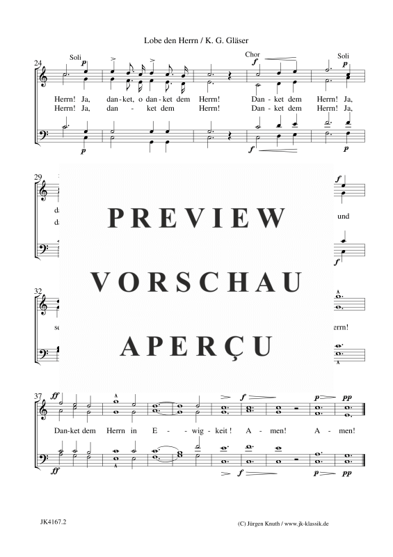 gallery: Lobe den Herrn, , Gemischter Chor