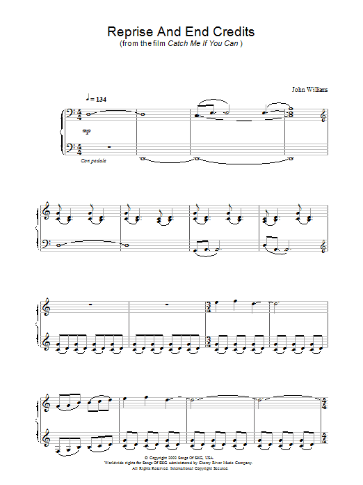 Produktbild zu: Reprise And End Credits (from Catch Me If You Can)