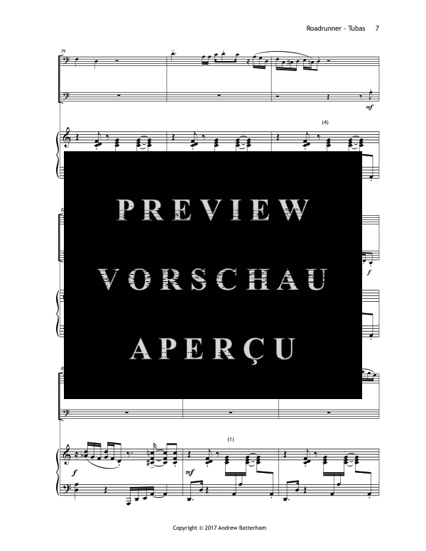 Produktgalerie: Seite 11 von 11 Roadrunner, , (2x Tuba und Klavier)