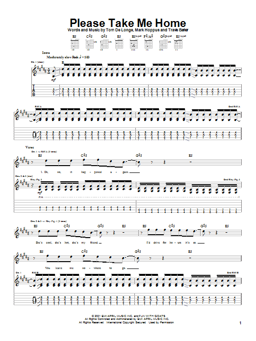 Product gallery: Page 1 of 1 Please Take Me Home, Blink-182
