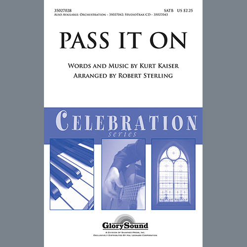 cover: Pass It On, Robert Sterling, Chor