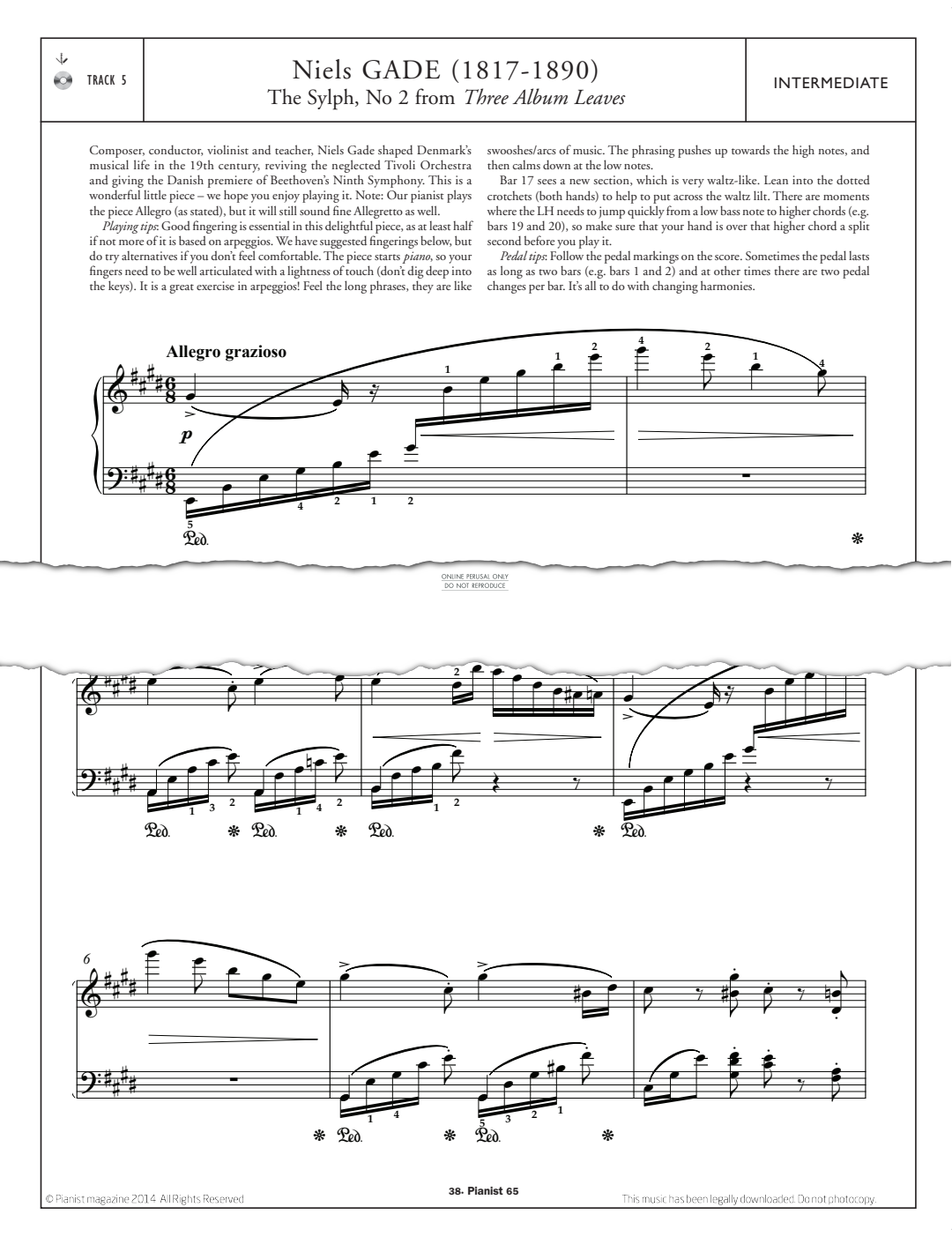 gallery: The Sylph, No.2 from Three Album Leaves, Niels Gade