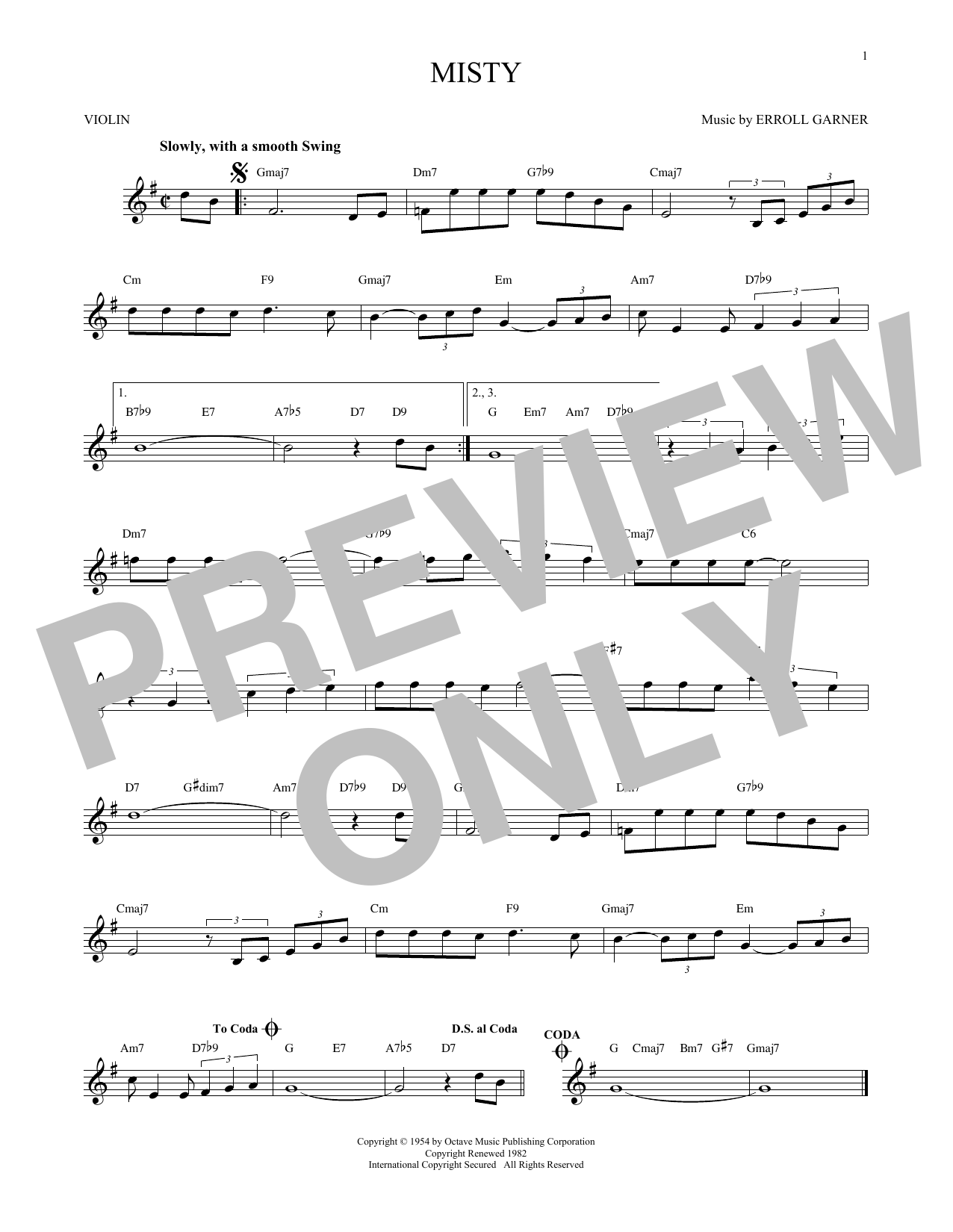 Product gallery: Page 1 of 1 Misty, Erroll Garner