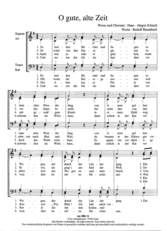 Product picture to: O gute alte Zeit Hans-Juergen Schmid