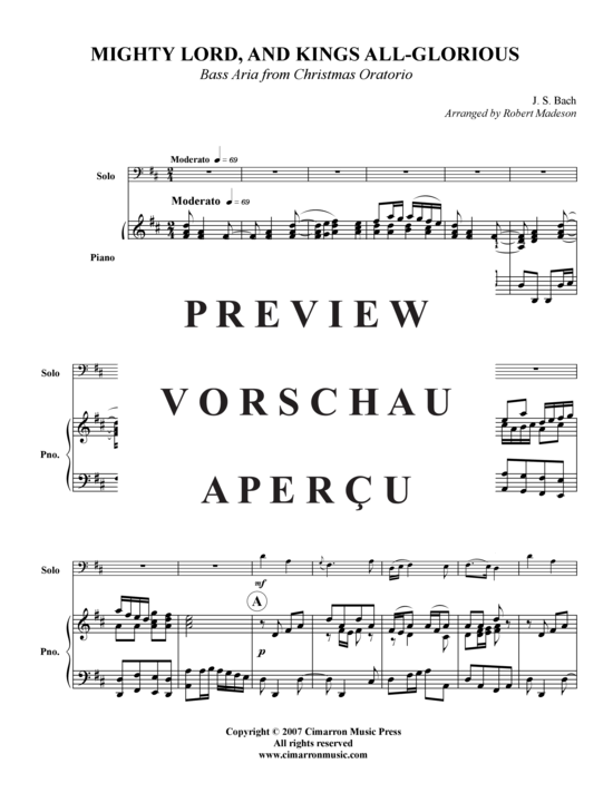 Product gallery: Page 2 of 13 Grosser Herr, o starker König , , (baritone/pos + piano)