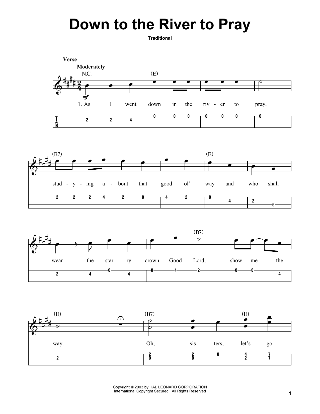 Produktbild zu: Down To The River To Pray