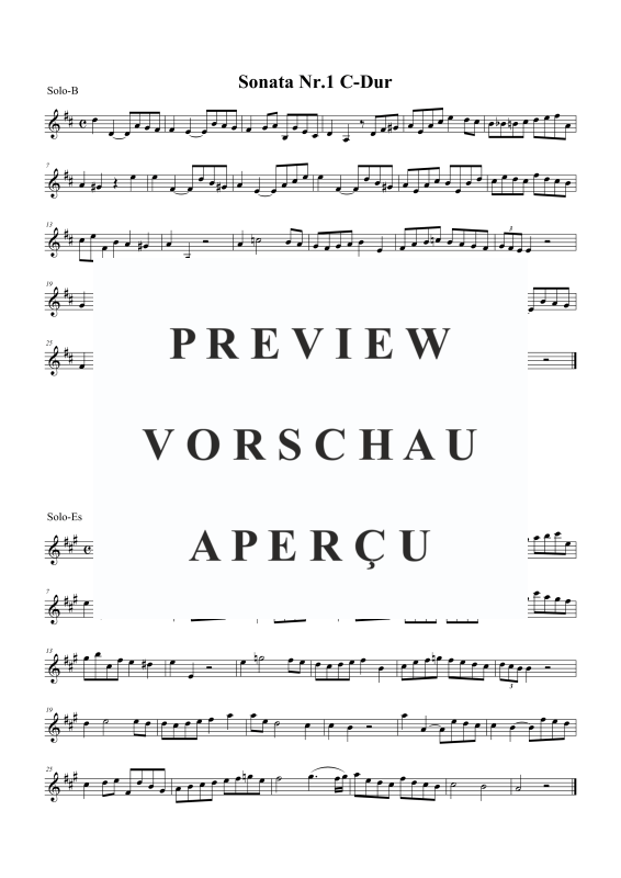 Product gallery: Page 4 of 11 Sonate Nr.1 in C-Dur, , (Brass Ensemble)