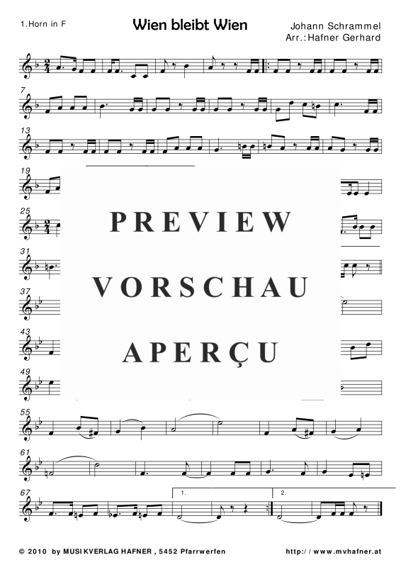 Produktgalerie: Seite 10 von 11 Wien bleibt Wien, , (Blechbläser Quintett)