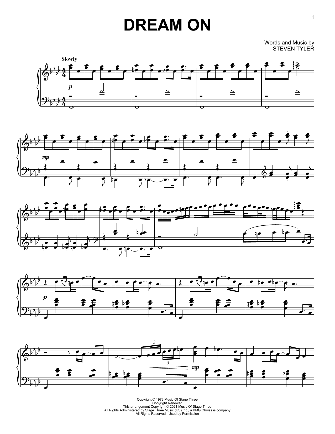 Produktbild zu: Dream On [Classical version]
