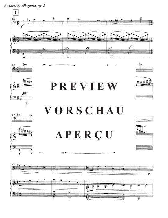 Produktgalerie: Seite 10 von 21 Andante and Allegretto , , (Tuba + Klavier)