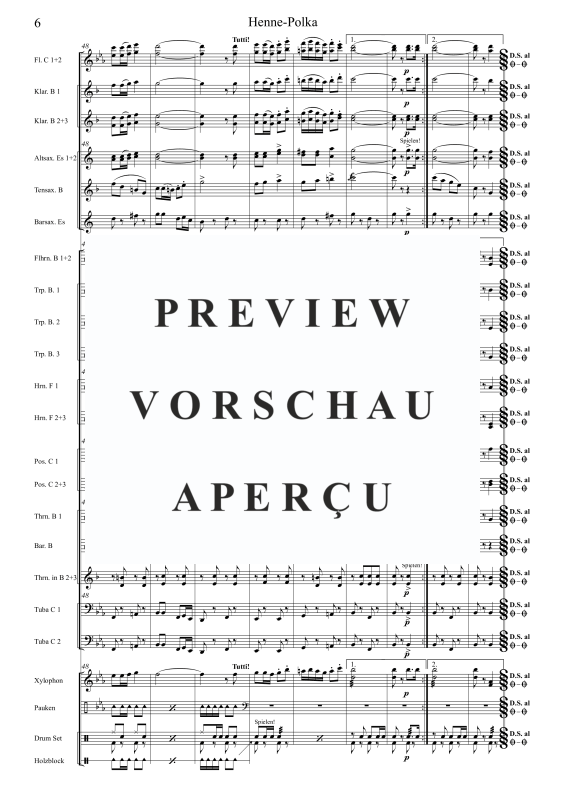 Product gallery: Page 8 of 11 Henne-Polka, , Large Wind Orchestra