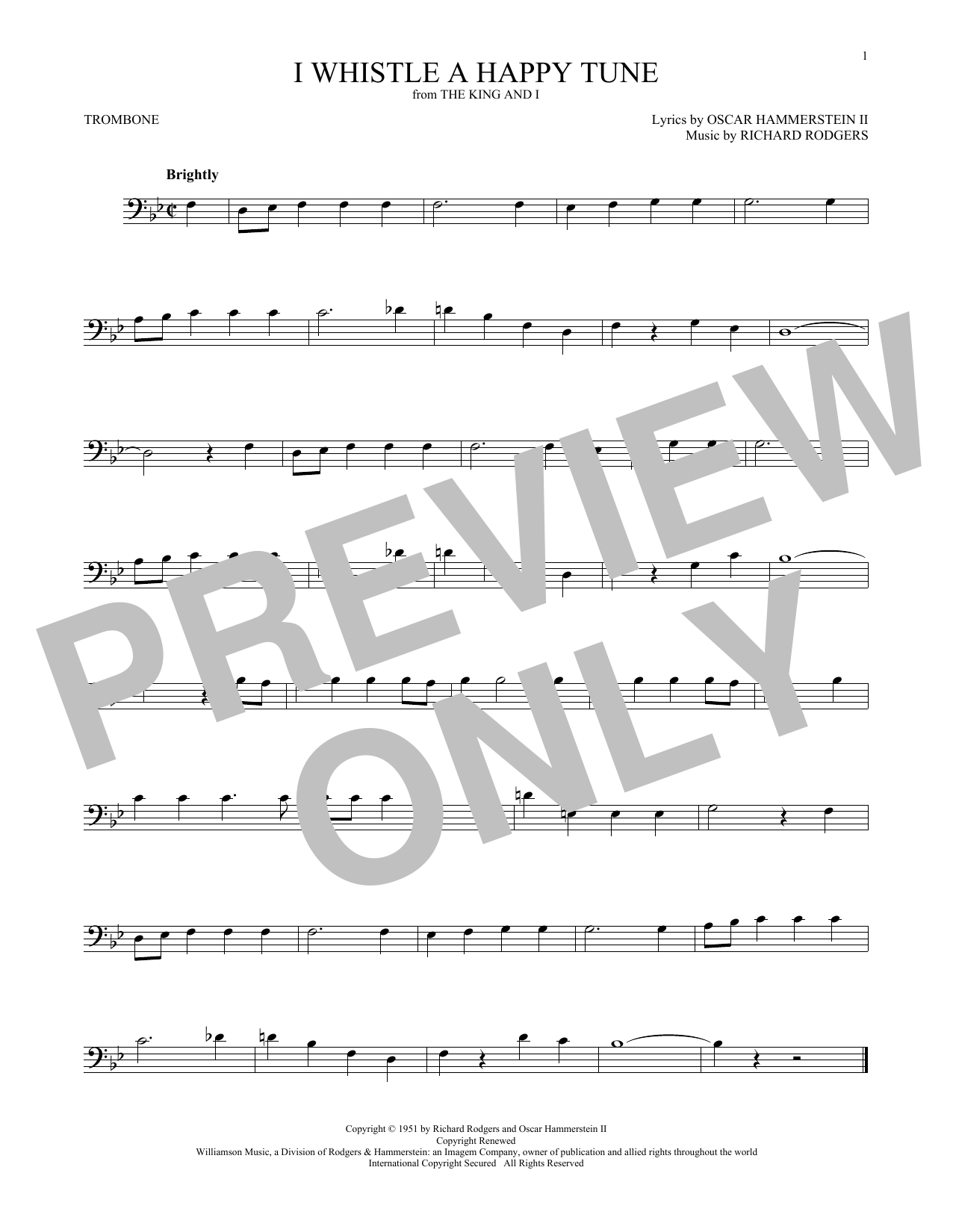 Product gallery: Page 1 of 1 I Whistle A Happy Tune, Rodgers & Hammerstein