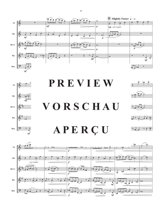 Product gallery: Page 8 of 21 Drei Inventionen , , (Woodwind Quartet)