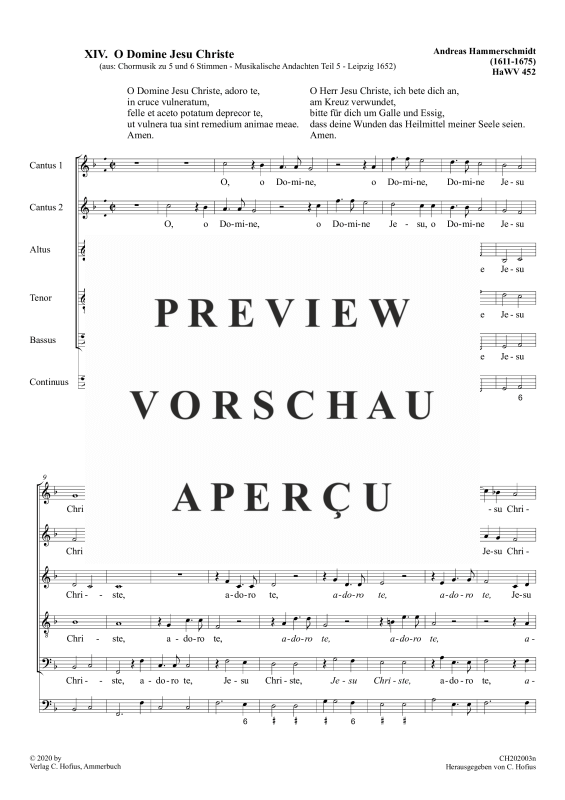 gallery: O Domine Jesu Christe, , (Gemischter Chor 6-stimmig)