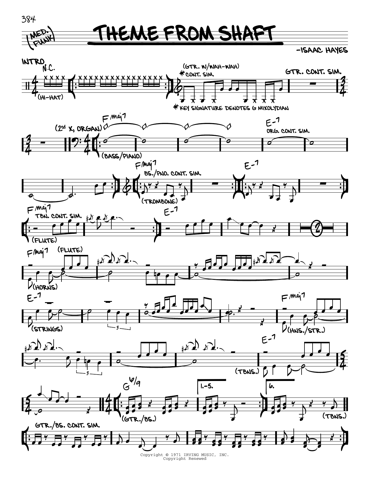 Produktbild zu: Theme From Shaft