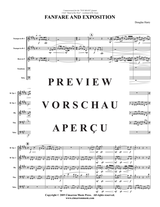 Produktgalerie: Seite 2 von 14 Fanfare & Exposition for Brass , , (Blechbläserquintett)