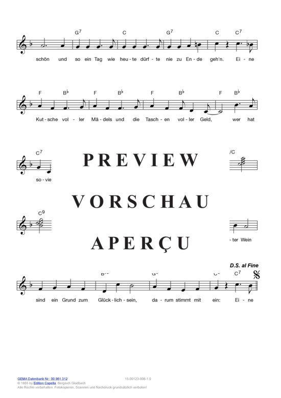 Produktgalerie: Seite 4 von 11 Eine Kutsche voller Mädels , Hagara, Willy, (Melodie-Stimmen in C/B/Es)