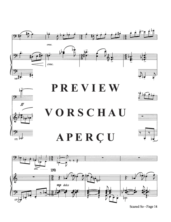 Product gallery: Page 16 of 21 Concert Piece (Scared So) , ,  (euphonium + piano)