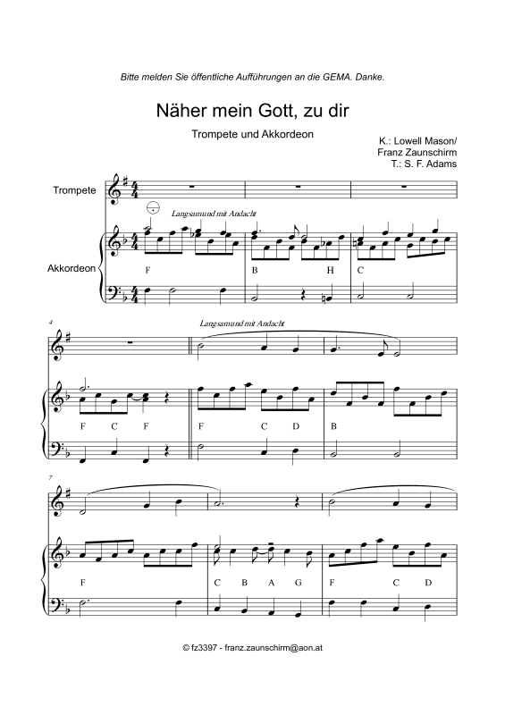 Produktbild zu: Näher mein Gott zu dirTraditional