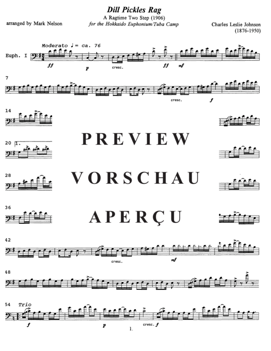 Product gallery: Page 9 of 13 Dill Pickles Rag , , (Tuba Quartett EETT)