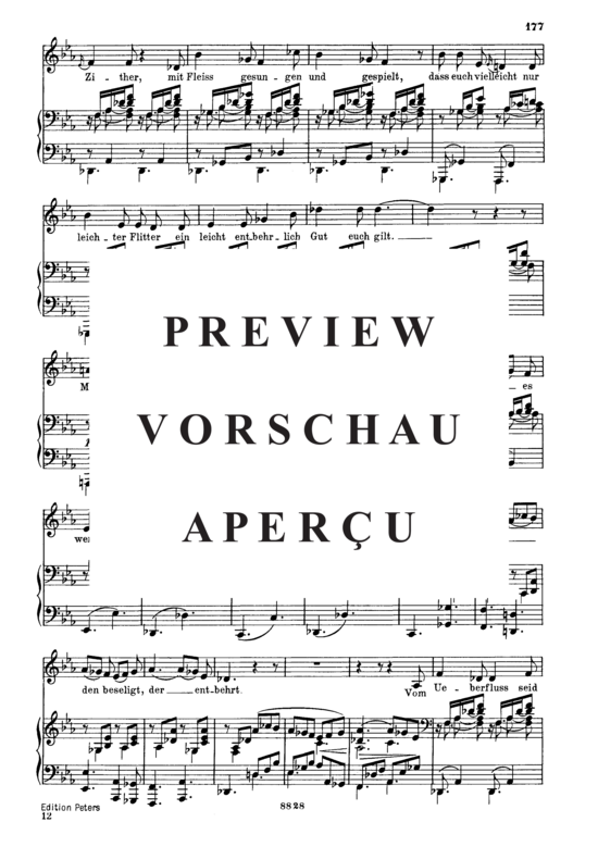 Product gallery: Page 4 of 7 Pilgerweise D.789, , Low Voice and Piano