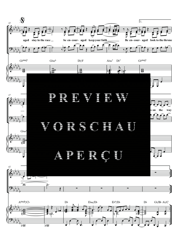 gallery: Be Encouraged, , Gemischter Chor SAM/Solo opt. und Klavier