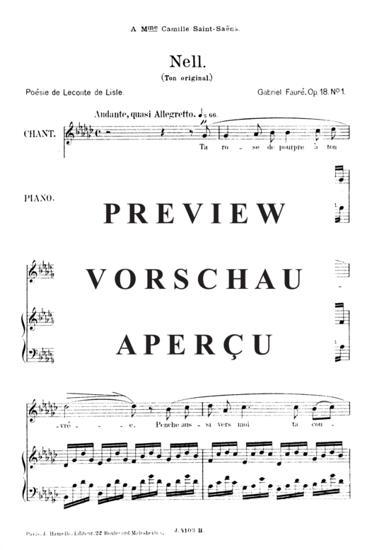 gallery: Nell Op.18 No.1 , , (Gesang hoch + Klavier)