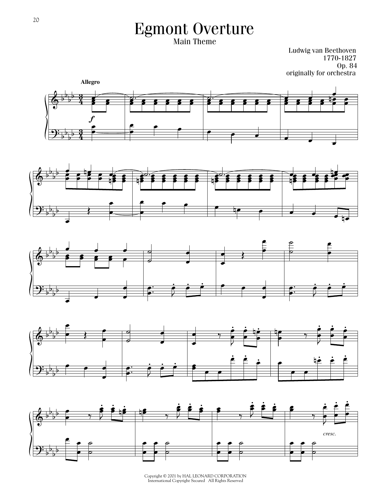 Produktbild zu: Overture To Egmont