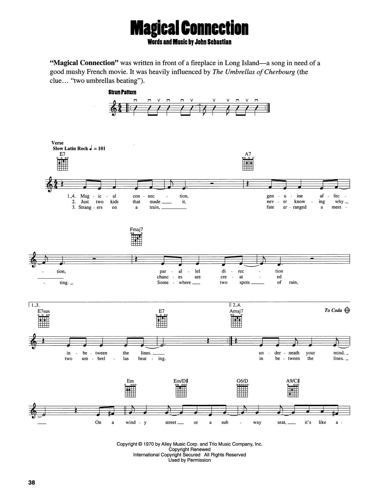 Produktgalerie: Seite 1 von 1 Magical Connection, John Sebastian, Gitarre