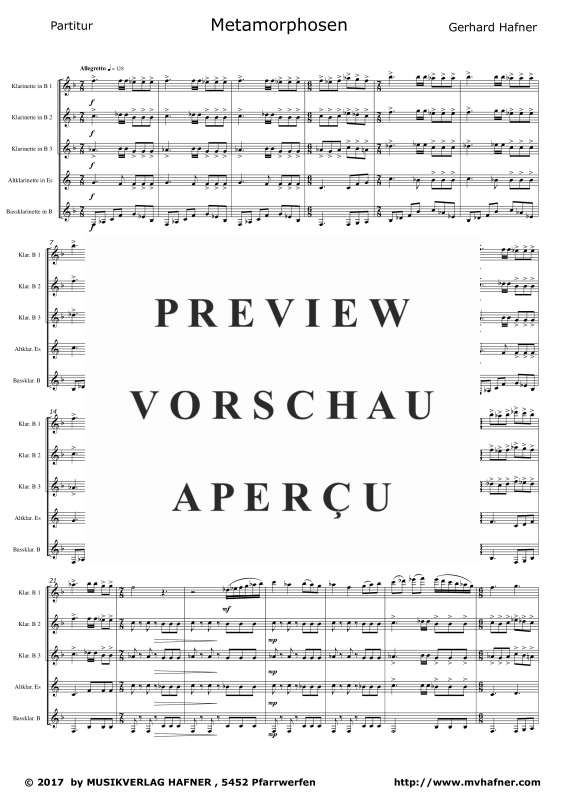 gallery: Metamorphose, , (Clarinet Quintet)