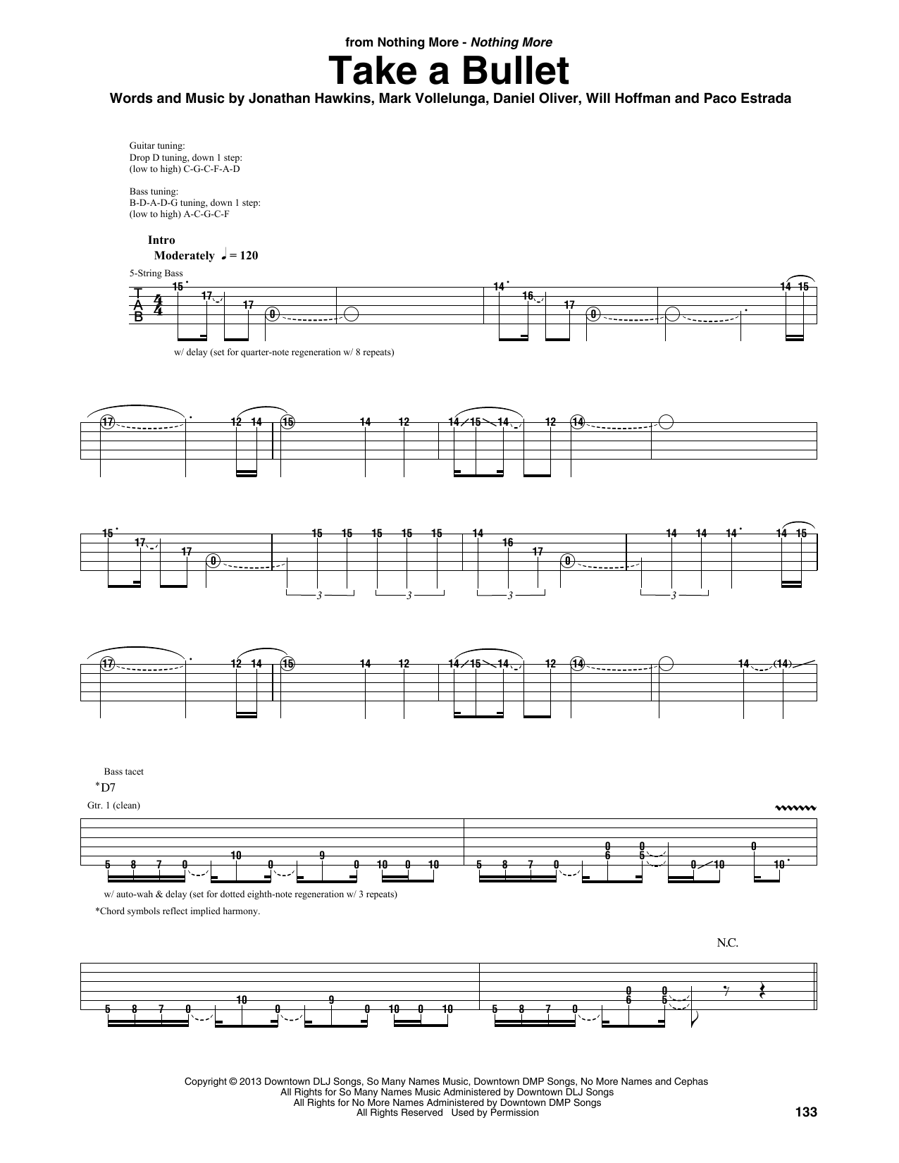 Produktgalerie: Seite 1 von 1 Take A Bullet, Nothing More, Gitarre