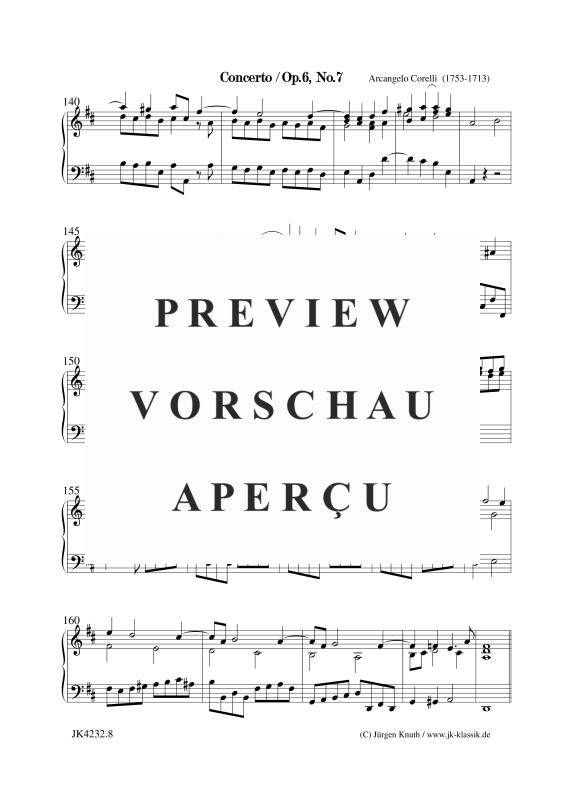 gallery: Concerto Op.6. No.7, , Klavier Solo