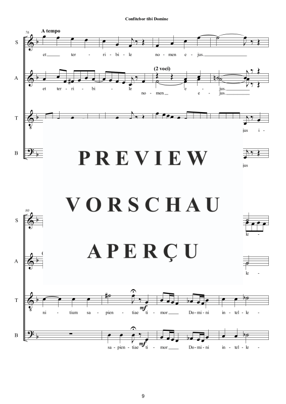 Produktgalerie: Seite 10 von 11 Confitebor tibi Domine - Sacred Motet, , Gemischter Chor