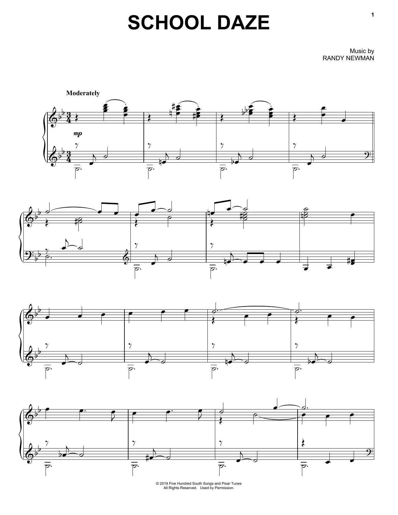 Produktbild zu: School Daze (from Toy Story 4)