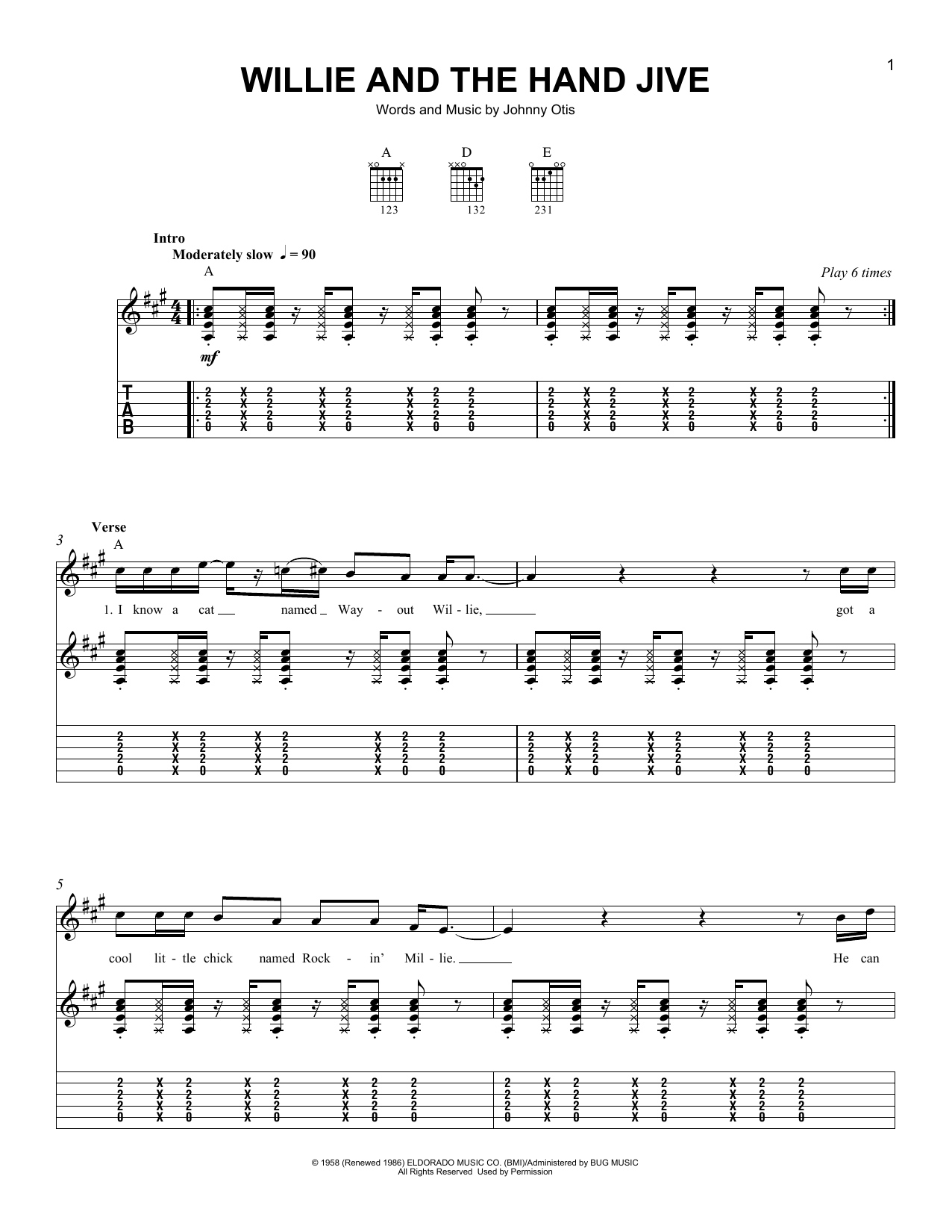 Produktbild zu: Willie And The Hand Jive