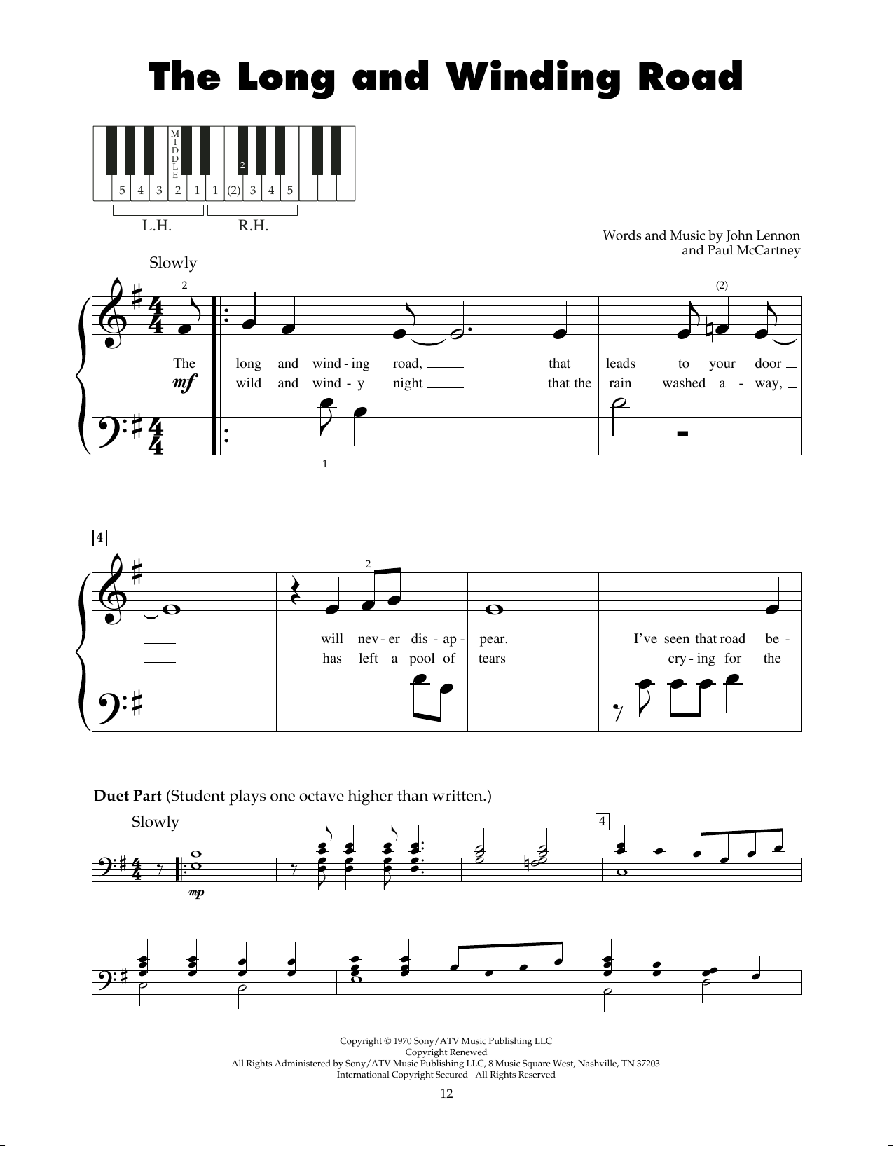 Product gallery: Page 1 of 1 The Long And Winding Road, The Beatles