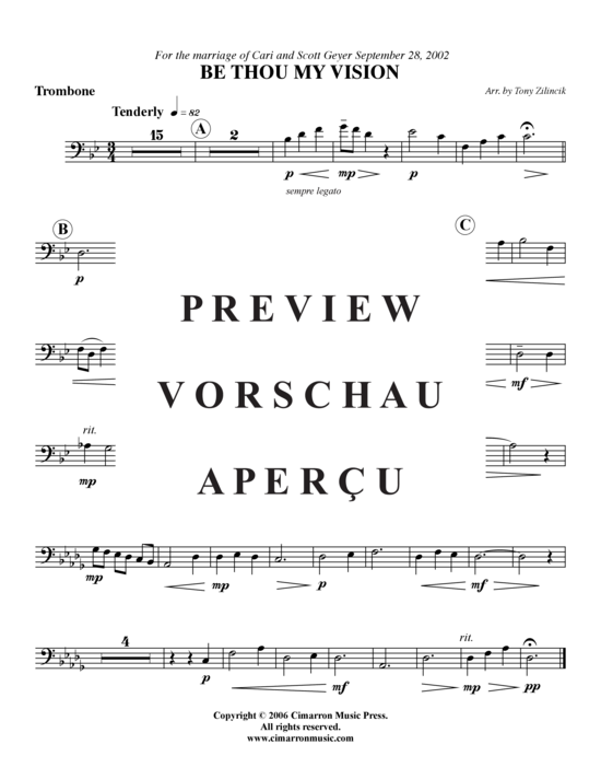 Produktgalerie: Seite 6 von 9 Be Thou My Vision , , (Blechbläserquintett)