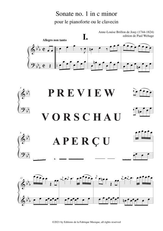 Product gallery: Page 4 of 13 Sonata no. 1 in c minor , Horvath, Nicolas, (Klavier/Cembalo Solo)