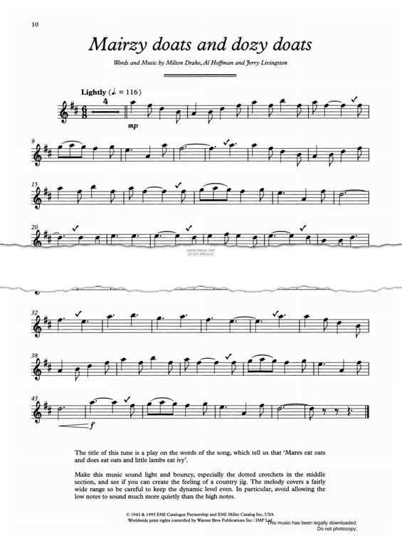 Product gallery: Page 1 of 1 Mairzy Doats and Dozy Doats, Al Hoffman