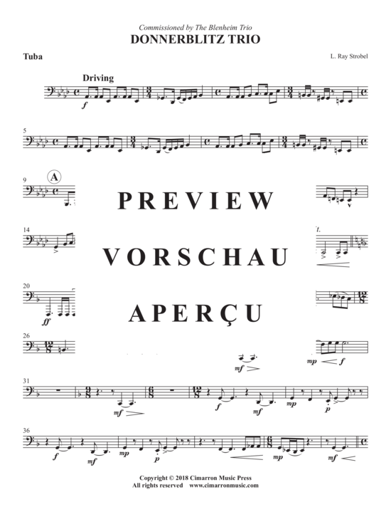 Produktgalerie: Seite 12 von 13 Donnerblitz Trio , , (Blechbläser Trio für Horn in F, Posaune + Tuba)