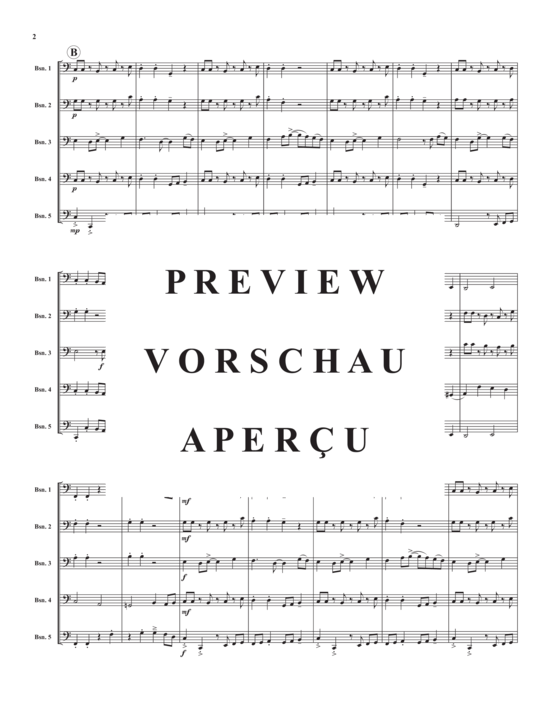 Product gallery: Page 4 of 16 Reunion! , , (Bassoon Quintet 1-5 bassoons)